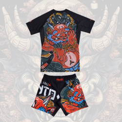 MANTO Zestaw Spodenki MMA + Rashguard krótki rękaw YAUHEN ABU ONI | sklep MMAniak.pl