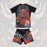 MANTO Zestaw Spodenki MMA + Rashguard krótki rękaw YAUHEN ABU ONI