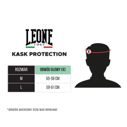 Leone Kask Bokserski Protection - sklep MMAniak.pl