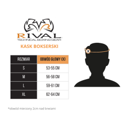 Rival Kask Bokserski RHG100 Czerwony/Srebrny - sklep MMAniak.pl