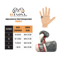 Rival Rękawice Bokserskie przyrządowe RB80 Khaki - sklep MMAniak.pl