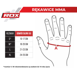 RDX Rękawice do MMA GSR-F6 Czarne - sklep MMAniak.pl