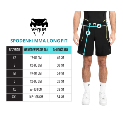 Venum Spodenki do MMA Light 5.0 Czarne/Złote | sklep MMAniak.pl