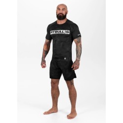 Pitbull Rashguard Net Camo HILLTOP 2 All Black - sklep mmaniak.pl