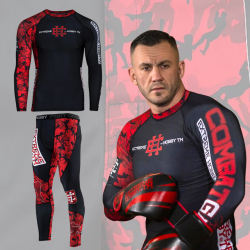 Zestaw Treningowy Extreme Hobby – Rashguard i Legginsy Red Warrior w MMAniak.pl