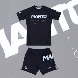 MANTO Zestaw spodenki MMA + Rashguard Krótki Rękaw TEMPLATE | sklep MMAniak.pl