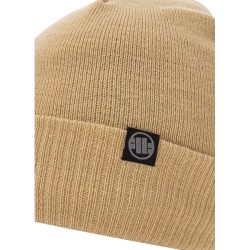 Pitbull Czapka Beanie Small Logo 2 Sand