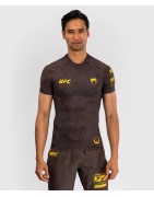 Rashguard Męski Krótki Rękaw Venum UFC Fusion Earthen Brown | sklep MMAniak.pl