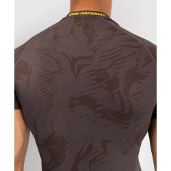 Rashguard Męski Krótki Rękaw Venum UFC Fusion Earthen Brown | sklep MMAniak.pl