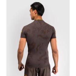 Rashguard Męski Krótki Rękaw Venum UFC Fusion Earthen Brown | sklep MMAniak.pl