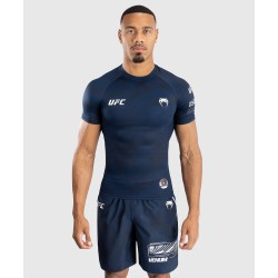 Rashguard Męski Krótki Rękaw Venum UFC Fusion Oceanic Blue | sklep MMAniak.pl