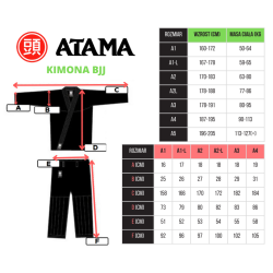 Białe Męskie Kimono / Gi BJJ Atama Ultra Light | sklep MMAniak.pl