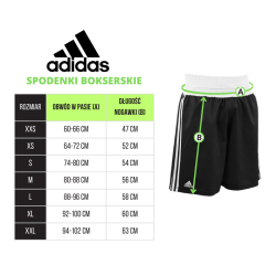 Adidas Spodenki Sportowe Bokserskie Czerwone - sklep MMAniak.pl