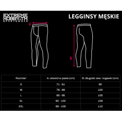 Extreme Hobby Legginsy męskie DBD CZARNY - sklep MMAniak.pl