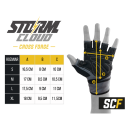 Rękawiczki treningowe na siłownię StormCloud FG-2 - sklep MMAniak.pl