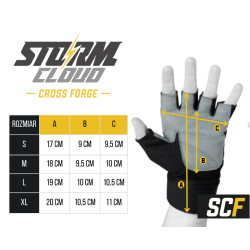Rękawiczki treningowe na siłownię StormCloud FG-1 - sklep MMAniak.pl