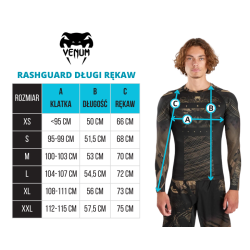 Czarno-Szary Rashguard z Długim Rękawem Venum Tempest | MMAniak