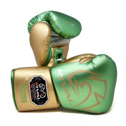 Rival Rękawice bokserskie sparingowe RS100 Green/Gold w MMAniak.pl