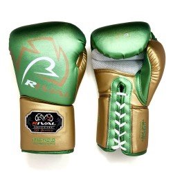 Rival Rękawice bokserskie sparingowe RS100 Green/Gold w MMAniak.pl