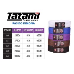 Tatami Pas do kimona BJJ A0 - sklep MMAniak.pl