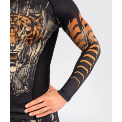 Męski rashguard Venum Tiger czarno pomarańczowy w sklepie MMAniak