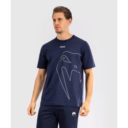 Venum Bawełniany T-Shirt Giant Connect Navy Blue w MMAniak