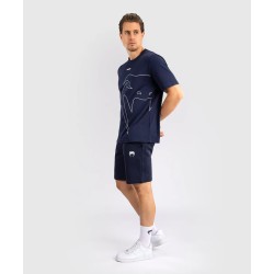 Venum Bawełniany T-Shirt Giant Connect Navy Blue w MMAniak