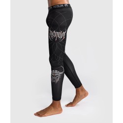 Męskie legginsy treningowe Venum Gladiator 5.0 czarne/srebrne w MMAniak.pl