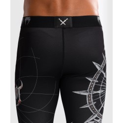 Męskie legginsy treningowe Venum Gladiator 5.0 czarne/srebrne w MMAniak.pl