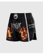 Spodenki Muay Thai Venum Gladiator 5.0 - czarne/neonowe pomarańczowe w MMAniak