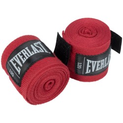 Owijki bokserskie Everlast Core - Czerwone 3m w MMAniak.pl