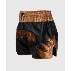 Spodenki do Muay Thai Venum Inferno Black/Bronze - sklep MMAniak