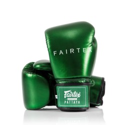 Fairtex Rękawice Bokserskie BGV22 Metalic Zielone - sklep MMAniak.pl