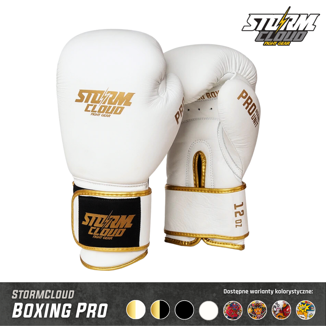 StormcCloud_Rekawice_Bokserskie_Boxing_Pro_Biale