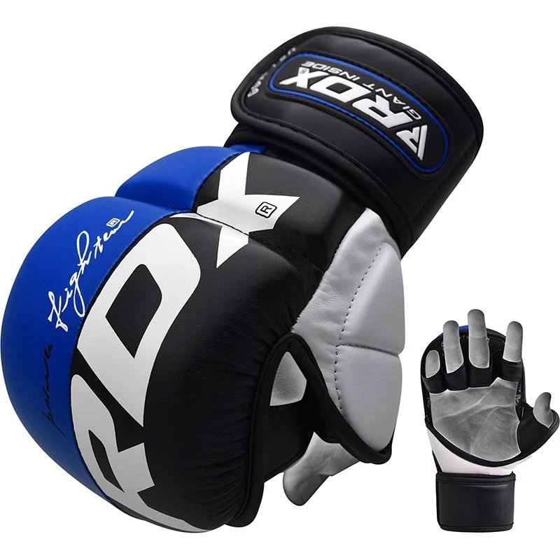 RDX Rękawice do MMA GGL-T6 Niebieskie