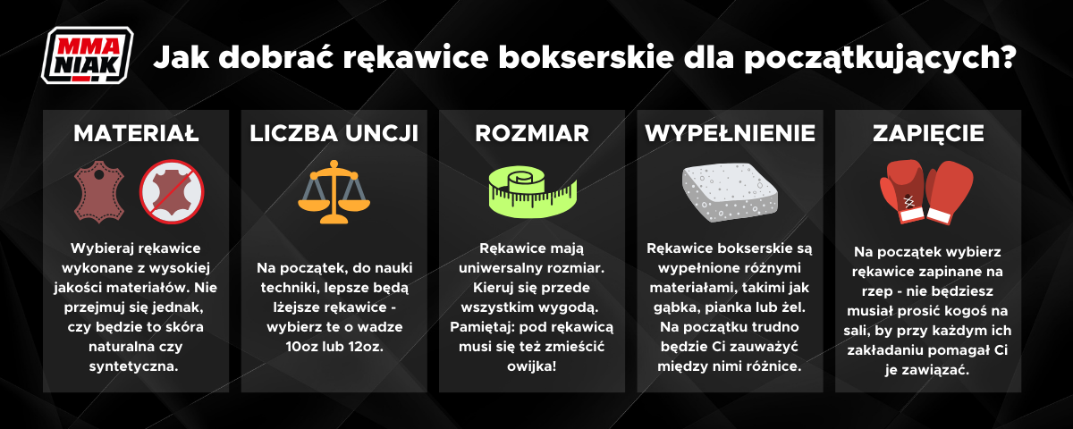 Jak wybrać rękawice bokserskie dla początkujących?