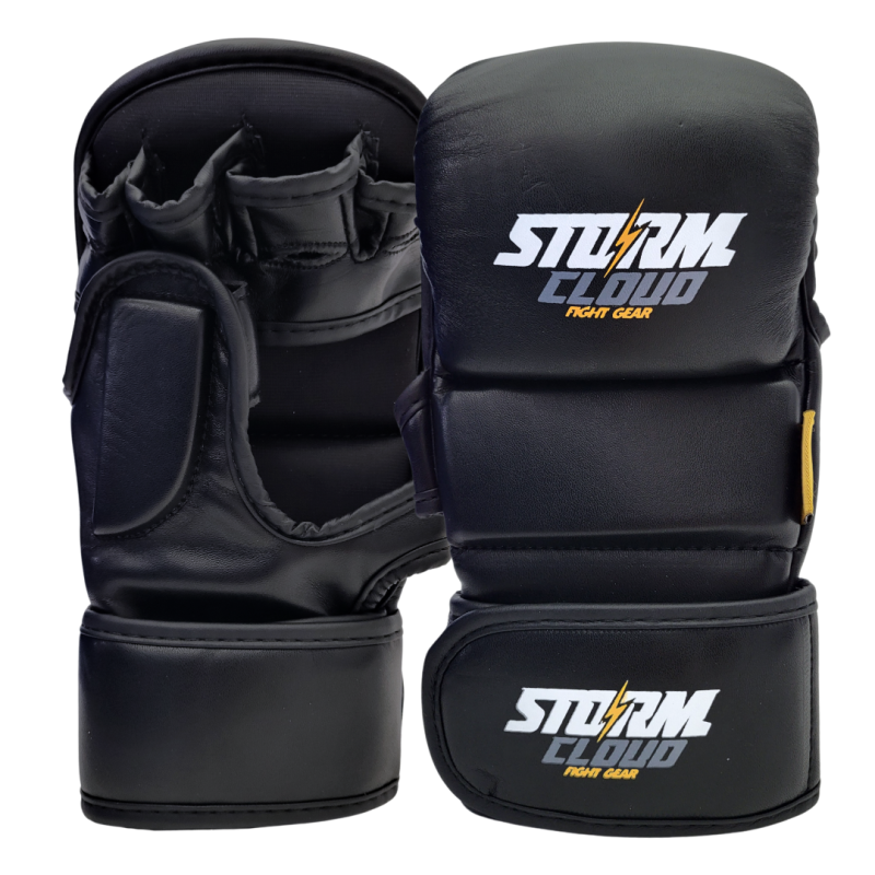 StormCloud Rękawice MMA Sparingowe Rookie Czarne/Białe