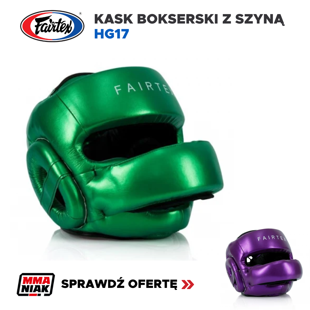 Fairtex KASK BOKSERSKI Z SZYNĄ HG17