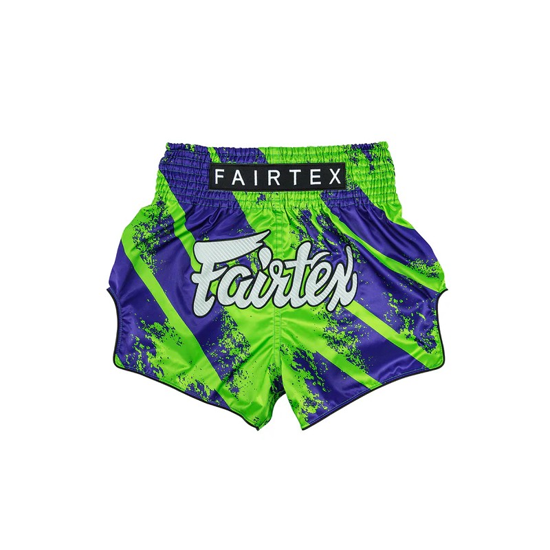 Fairtex Spodenki Muay Thai BS1928 Niebieskie/Zielone