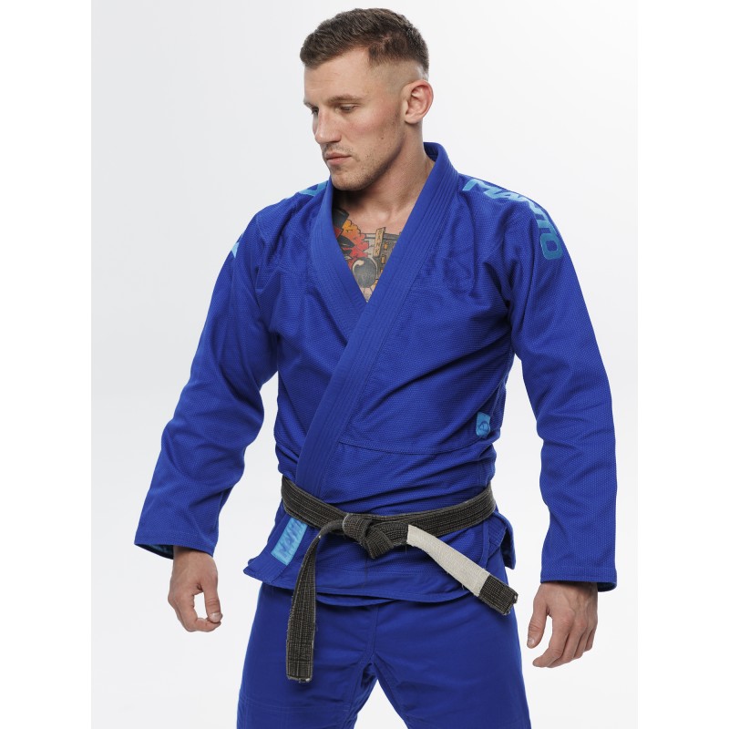 MANTO Kimono/Gi BJJ X5 z pasem Niebieskie