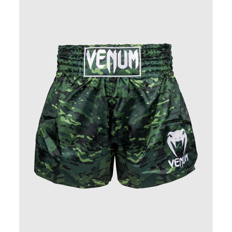 Venum Spodenki Classic Muay Thai Forest Camo Zielone