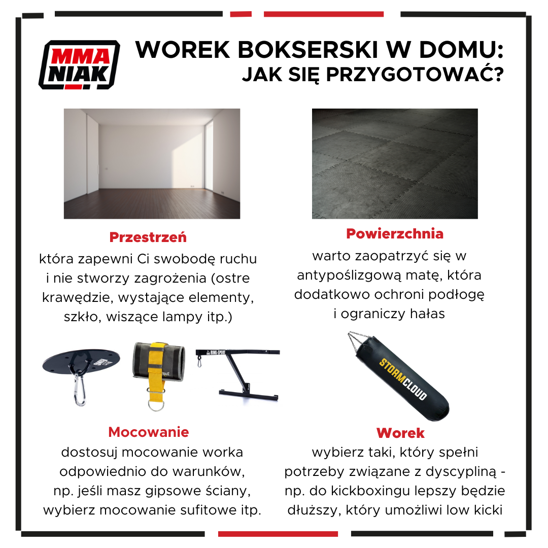 Jak zawiesić worek bokserski w domu?