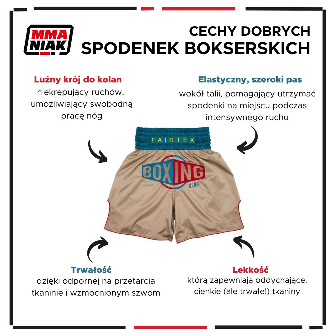 Cechy spodenek bokserskich mmaniak