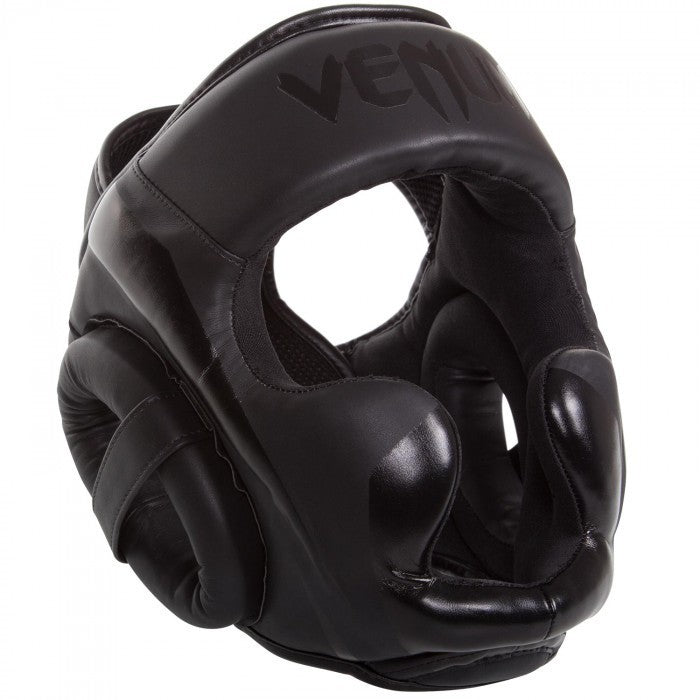 Venum Kask Bokserski Elite Czarny Matte