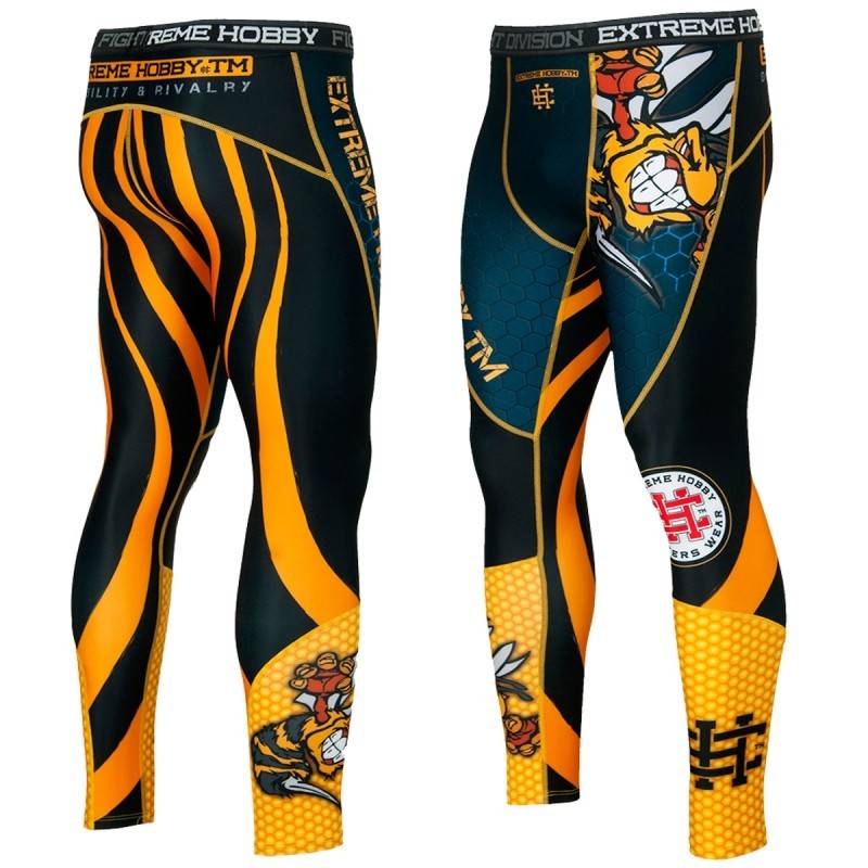 Extreme Hobby Legginsy Treningowe Męskie Wasp