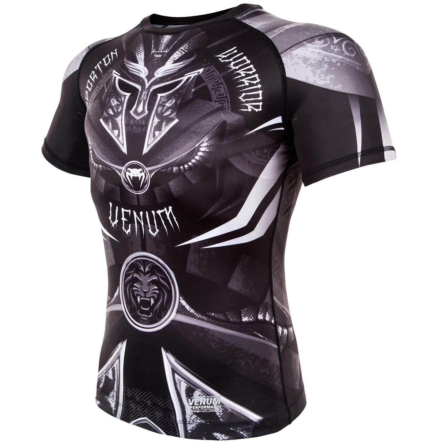 Venum Rashguard Męski Gladiator 3.0 Krótki Rękaw Czarny