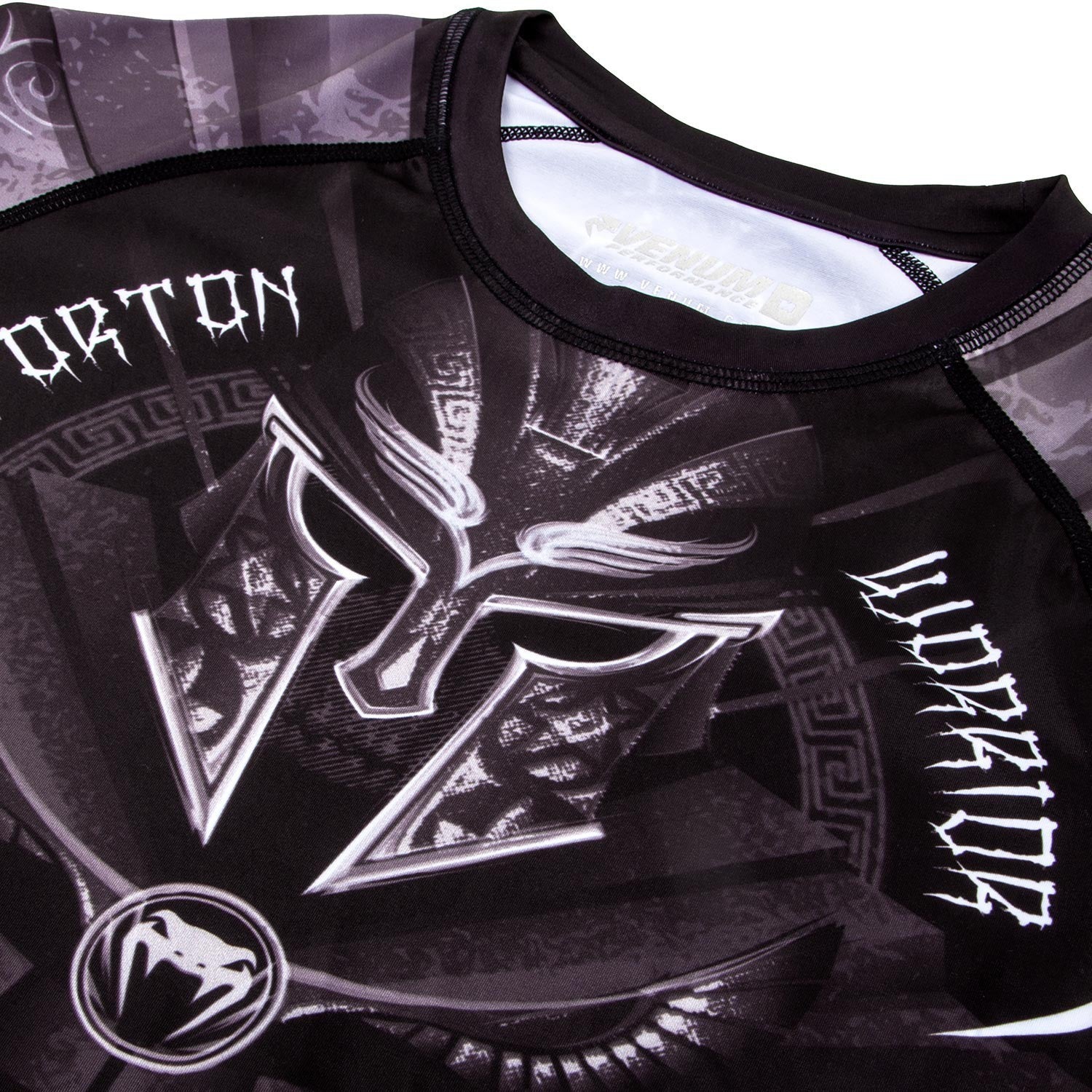 Venum Rashguard Męski Gladiator 3.0 Krótki Rękaw Czarny