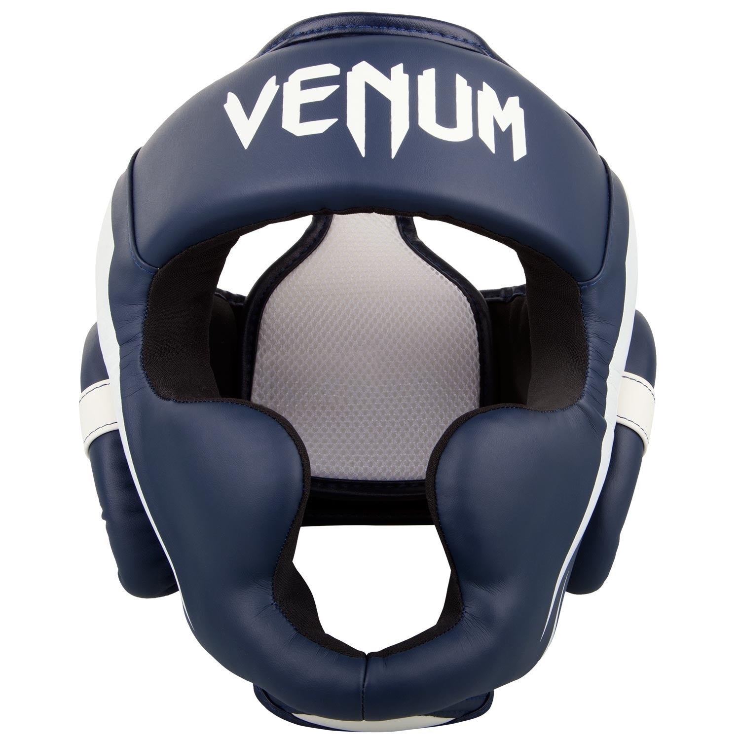 Venum Kask Bokserski Elite Biały/Granatowy