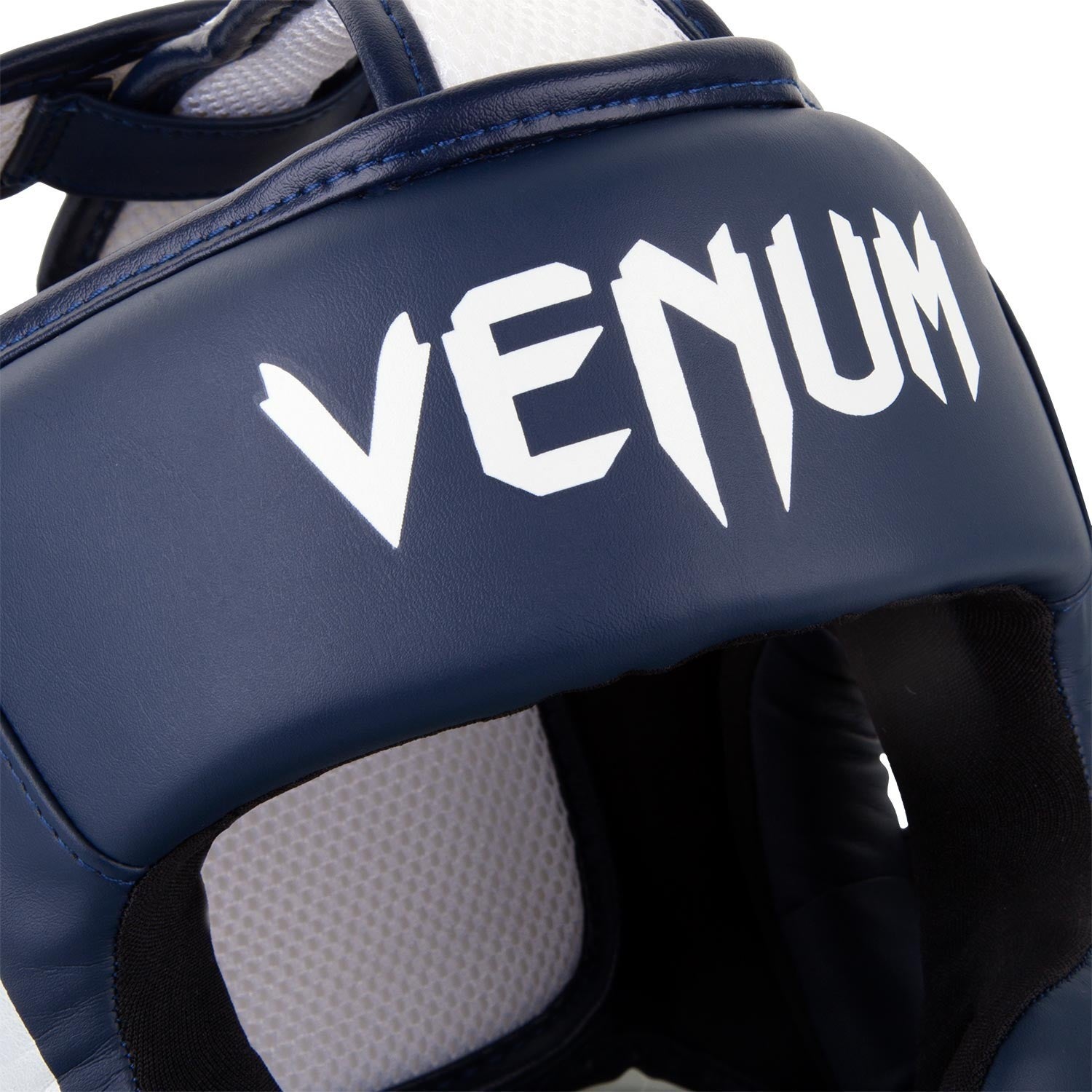 Venum Kask Bokserski Elite Biały/Granatowy