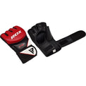 RDX Rękawice do MMA GGRF-12 Czerwone